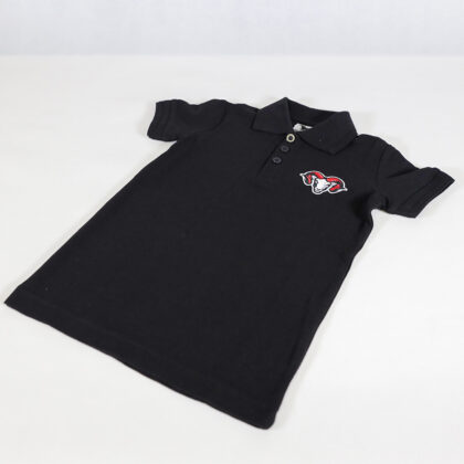 Polo tričko detské s logom HC 05 - čierne