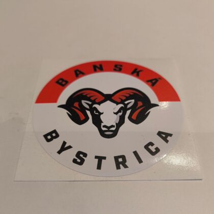 Nálepka s logom HC 05 - červeno-biela