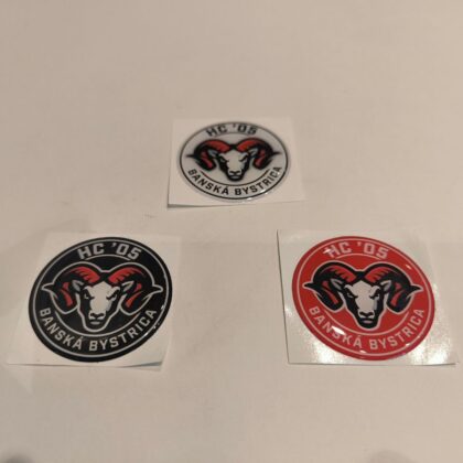 Živicová nálepka s logom HC '05